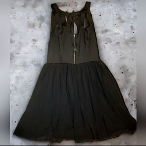 Hot Topic Mini Dress w Zipper Chest and Cutout Detail